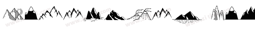 Mountains Bold字体转换 Mountains Bold字体转换